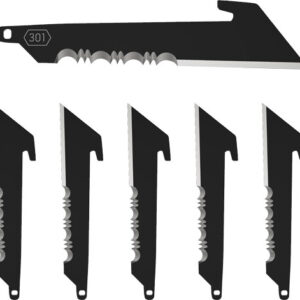 OUTDOOR EDGE 3" UTILITY W/ - SERRATIONS REP BLADES 6-BLADES