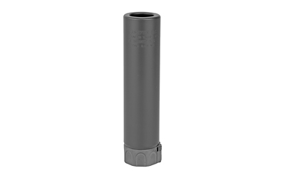 SFTRAINER5561BK1 GunHippo Gray cylindrical hardware part standing upright with a threaded/hexagonal base, isolated on white background. BBase shows a nut-like lower collar.