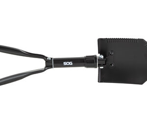 SOG XL ENTRENCHING TOOL BLK W/SHEATH
