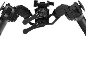 Two-handed camera stabilizer rig with grip handles for steady filming moves