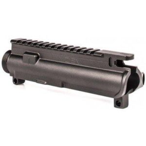 AR-15 style upper receiver with a full-length Picatinny rail on top for mounting accessories