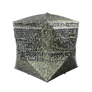 Muddy Carnage Die Cut Ground Blind Mossy Oak Bottomland