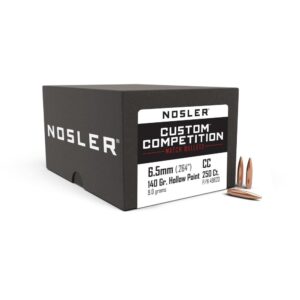 Nosler Custom Competition Rifle Bullets 6.5mm .264" 140 gr HPBT 250/ct