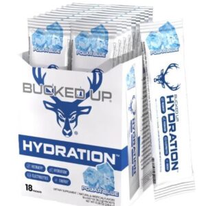 BUCKED UP HYDRATION 2.0 - POLAR BLUE 18 COUNT