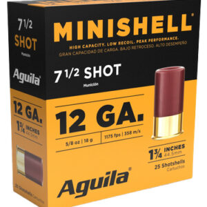 AGU MINISHELL 12GA 1.75 5/8OZ #7.5 25/10