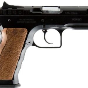TANFOGLIO STOCK I 10MM 4.5" - 14RD BLACK WOOD GRIPS