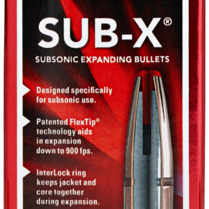 HORN 7.62X39MM .3115 255GR SUB-X 100/15
