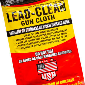 PRO SHOT LEAD CLEAN GUN CLOTH - 8.75"X11.25" 3PK