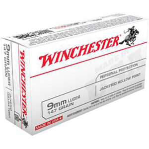 WIN DEFENSE 9MM 147GR JHP 50/10