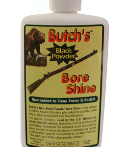LYMAN BUTCH'S BLACK POWDER - BORE SHINE 8OZ. BOTTLE