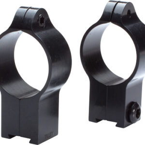 TALLEY RINGS LOW 1" CZ 452455 - 512513 11MM DOVETAIL BLACK