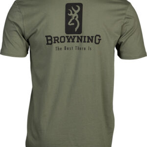 BROWNING SS T-SHIRT EMBLEM - MILITARY GREEN XXLARGE