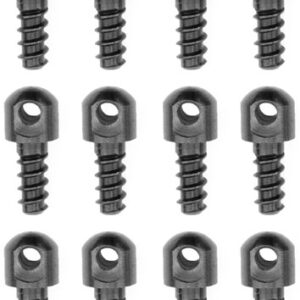 GROVTEC 1/2" WOOD SCREWS - 12-PACK BLACK