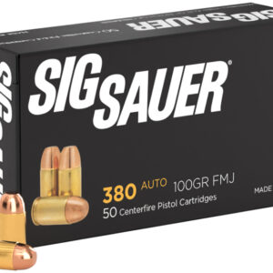SIG AMMO 380ACP 100GR ELITE BALL FMJ 50/20