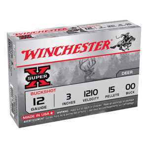 WIN SUPER-X BUCKSHOT 12GA 3 15PEL #00 15/10