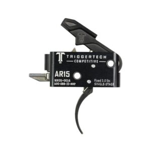 TriggerTech AR15 Single-Stage Competitive Curved Trigger Black