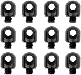 GROVTEC 1/8" MACHINE SCREWS - 12-PACK BLACK