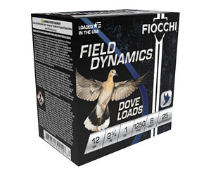 FIOCCHI D&Q 12GA 2.75" #8 25/250