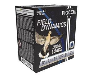 FIOCCHI D&Q 12GA 2.75" #8 25/250