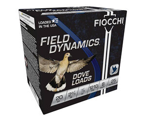 FIOCCHI D&Q 20GA 2.75" #8 25/250