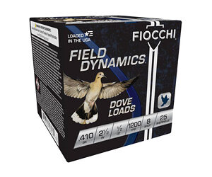 FIOCCHI D&Q 410 BORE 2.5" #8 25/250