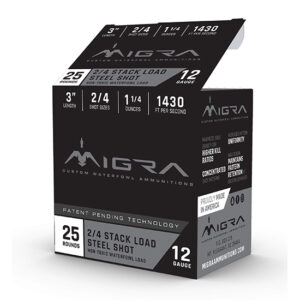MIGRA STAXD STEEL 12GA 3 1.25OZ #2-4 25/10