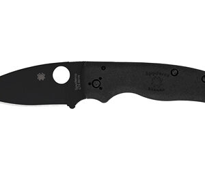 SPYDERCO SHAMAN LW 3.58" BLK PLAIN
