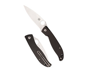 SPYDERCO MANTRA 4 CF 3.34" BLK/SLV