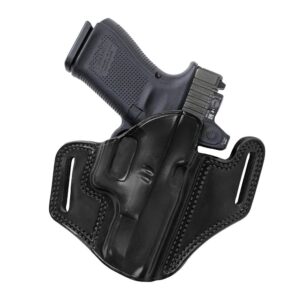Galco Combat Master 2.0 Belt Holster for 4.25" 1911 With or Without Red Dot Black RH