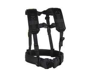 BH LOADBEARING SUSPENDERS/HRNS BLK