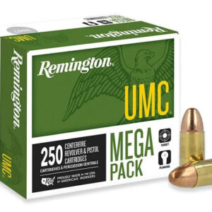 REM UMC 9MM 115GR MC 250/4