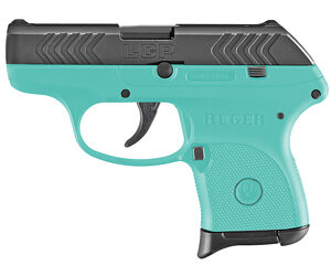 RUGER LCP 380ACP 2.75" TURQ/BLK 6RD