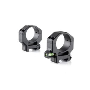 RPM Precision 34mm High (1.25'') Scope Rings with Co-Linear Bubble Level